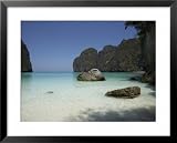 Ao Maya, Ko Phi Phi Leh, Thailand, Southeast Asia Photography Framed Art Poster Print by Joern Simensen, 31x25