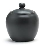 Noritake Colorwave Graphite Sugar Bowl with Cover