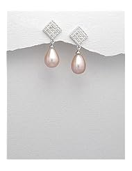 CZ Earrings In 92.5 Sterling Silver