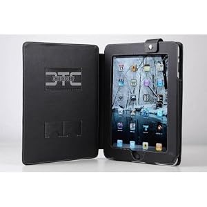 CTCStore Leather Carrying Case Cover/Folio With Built-in Stand for Apple iPad 3G tablet / Wifi model 16GB, 32GB, 64GB (BLACK)