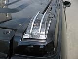 ハマーH2/HUMMER クロームルーフライトカバーセット