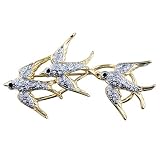Flying Swallow Brooch