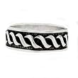 Sterling Silver Celtic Wave Ring- Sizes 8-13