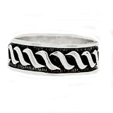 Sterling Silver Celtic Wave Ring- Sizes 8-13
