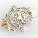 10K White & Yellow Gold Antique Diamond Brooch - OldCities Antique Jewelry