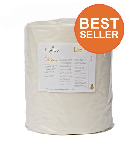 Zogics Wellness Center Gym Wipes Single Roll