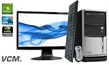 VCM Epiphaltes Desktop-PC (Intel Core i3 530 2.93GHz, 4GB RAM, 1TB HDD, Nvidia GTS250, DVD, Win 7 HP) mit 55,9 cm (22 Zoll) Monitor