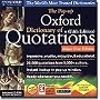 Oxford Dictionary of Quotations Fifth Edition