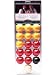 Clam Packed Red and Yellow Pool Balls - 1 5/8 inches (41mm)