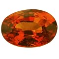 Spessartite Garnet 7x5 MM Oval: 1.16 Carats