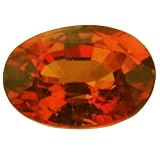 Spessartite Garnet 7x5 MM Oval: 1.16 Carats
