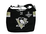 2009 Pittsburgh Penguins Stanley Cup Black Jersey Tote / Sling with Stanlet Cup Champions Emblem
