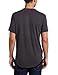 AG Adriano Goldschmied Vintage Short Sleeve Henley Shirt, Soot, X-Large
