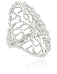 Judith Ripka "Lace" Large Lace Ring
