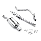 41qjKL5YUuL. SL160  Magnaflow 15686 Stainless Steel 2.25 Single Cat Back Exhaust System