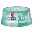 Memorex 80-Min. CD-RW 10-24X Spindle Disc Pack - 25-pk.