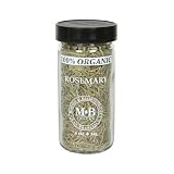 Morton & Bassett Organic Rosemary, .8-Ounce Jars (Pack of 3)
