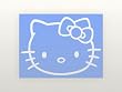 HELLO KITTY - Cat Feline - Car, Truck, Notebook, Vinyl Decal Sticker #1093 | Vinyl Color: White 4