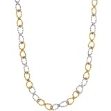 14k Tri-Tone Gold Beaded Necklace