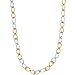 14k Tri-Tone Gold Beaded Necklace