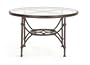 Caluco Origin 48" Glass Patio Round Dining Table