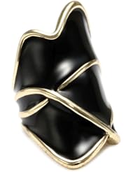 Belle Noel Gold Thread and Enamel Ring