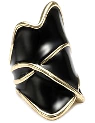 Belle Noel Gold Thread and Enamel Ring