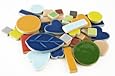 Jennifer's Mosaics 1-Pound Deco Ceramic Mosaic Tile, Assorted Colors