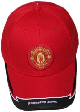 Manchester United Team Logo Graphic Design Soccer Futbol Cap