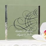 Hortense B. Hewitt Wedding Accessories Black Swirls Dot Cake Top