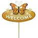 Garden Stake 3D Metal Outdoor Decor Butterfly (23H) - Regal Art #F108