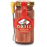 Ortiz Anchovies (Anchoas), 3.5-Ounce Jars (Pack of 3)