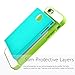 iPhone 6S Plus Case, iPhone 6 Plus Case, MagicMobile Hybrid Hard Protective Slim Durable Case for Apple iPhone 6S Plus / 6 Plus (5.5') Dual Layer TPU Hard PC Armor Cute Cover - Light Blue -Neon Green