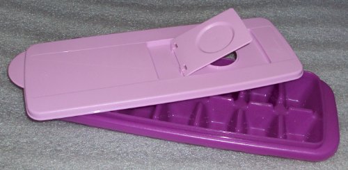 Tupperware Pure & Fresh Covered Ice Cube Tray in Purplicious
