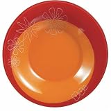 Luminarc assiettes CREUSE 21 GRAPHIC FLOWERS RED