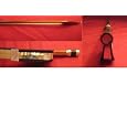 Full Size 4/4 Pernambuco Cello Bow, Silver Mounted