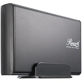 Rosewill Aluminum 3.5-Inch USB 2.0 External Enclosure- Black (RX35-AT-SU BLK)