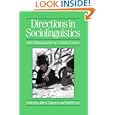 Directions in Sociolinguistics: The Ethnography of Communication