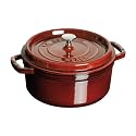 Staub 1102287 Cocotte / Bräter rund 22 cm, grenadinerot