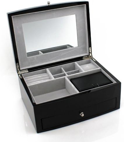 Heiden Abigail Jewelry Box with Drawer - Espresso