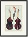 Black Framed/Matted Print 17x23, Viola da Gamba