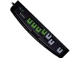 CyberPower CSP706TG Energy Saving 7-Outlets Surge Suppressor 6FT Cord and TEL 2250 Joules