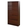 5-Shelf Bookcase,36x12-1/2x72,MY