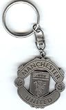 Manchester United Keyring - Antique Silver Effect