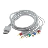 Retail Packing Nintendo Wii Gold Plated Component Cable - 6 feet