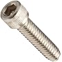 Stainless Steel Socket Cap Screw, Hex Socket Drive, #8-32, 3/16" Length (Pack of 100)