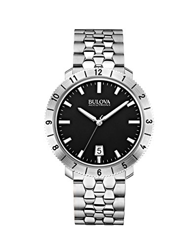 Bulova Watches 96B207 - Reloj para hombres, correa de acero inoxidable color plateado