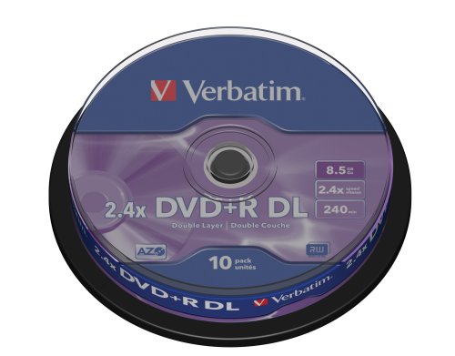 Verbatim DVD+R DL x 10 - 8.6 Go