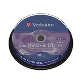 Verbatim DVD+R Rohlinge 2,4x Double Layer 8,5GB 10er Spindelvon "Verbatim"