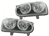 Produkt-Bild: Angel Eyes Scheinwerfer Set 2. Wahl f&uuml;r VW Golf 3 Typ 1HXO, 1 EXO, schwarz